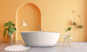 Cadă de baie BIANCA 1700mm/620mm (cu prea plin)