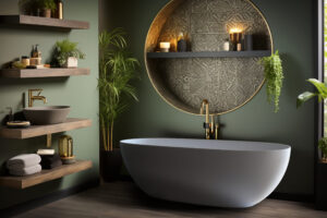 Cadă de baie LUNA 1600mm/650mm/500mm (cu prea plin)