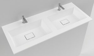 Lavoar compozit, Model Square, Cuvă dublă