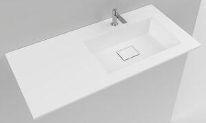 Lavoar compozit, Model Square, Cuvă dreapta